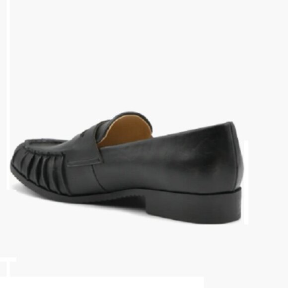 Adrienne Vittadini Ramona Womens Black Penny Loafer Slip-On Shoes Size 7.5 NWBX - Picture 3 of 8